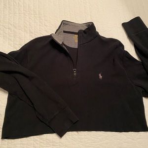 Polo Raulph Lauren quarter zip cropped